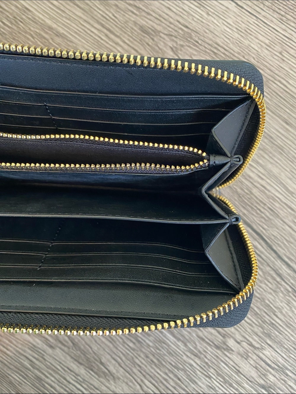 Coach Brown Tan Signature Zip Wallet Wristlet - Picture 12 of 16